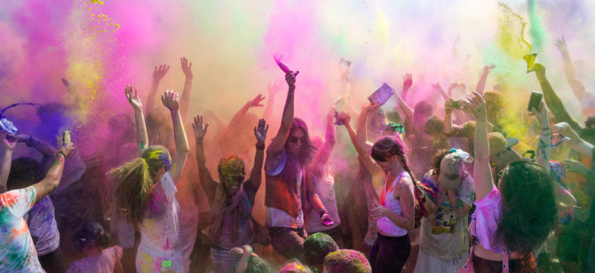 Novacroft team comes together to celebrate Holi festival of colours