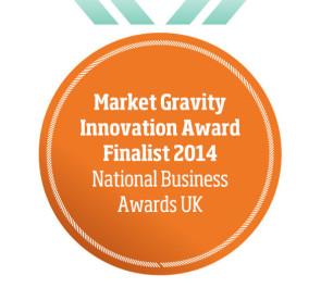 Market Gravity Innovation Award Finalist 2014 National Business Awards UK