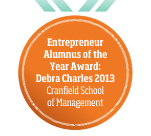 Entrepreneur Alumnus of the Year Award: Debra Charles 2013 Cranfield School of Management