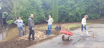 Novacroft volunteers transform outdoor space for Workbridge
